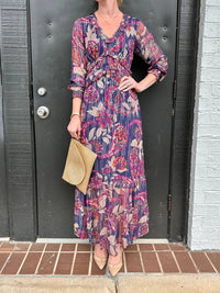 La Plage - Mallory Long Sleeve Maxi Dress