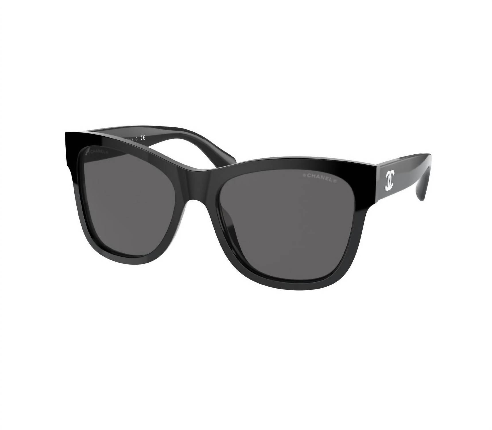 Chanel - Women's Acetate Square Non Polarized Sunglasses 5380 - C501s4