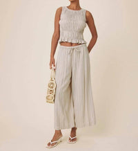 Splendid - Bianca Sleeveless Smocked Tank