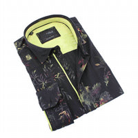 Eight X - Multi Foil Floral Print Button Down Shirt
