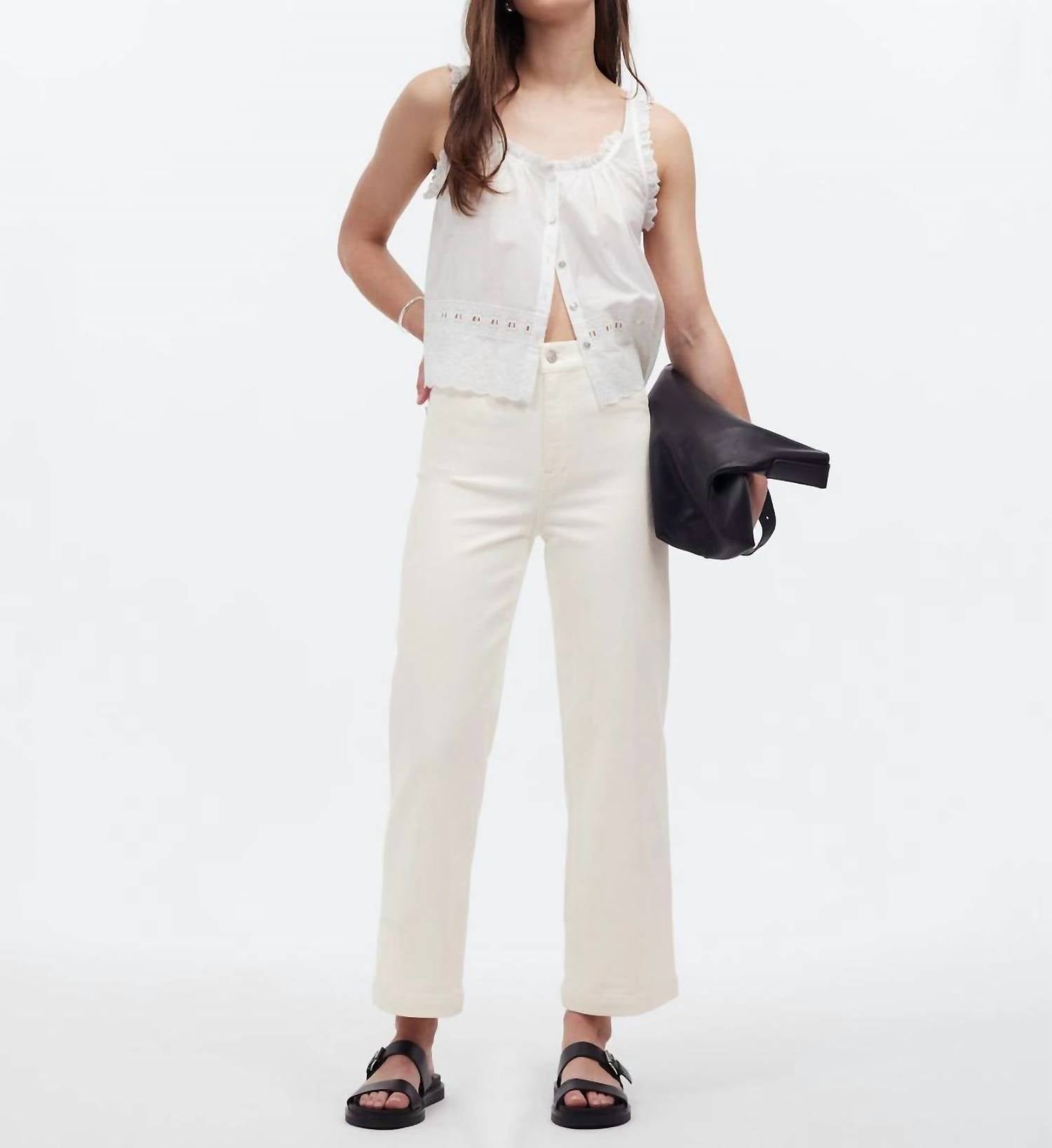 Madewell - Emmett Wide-leg Crop Jean - Petite