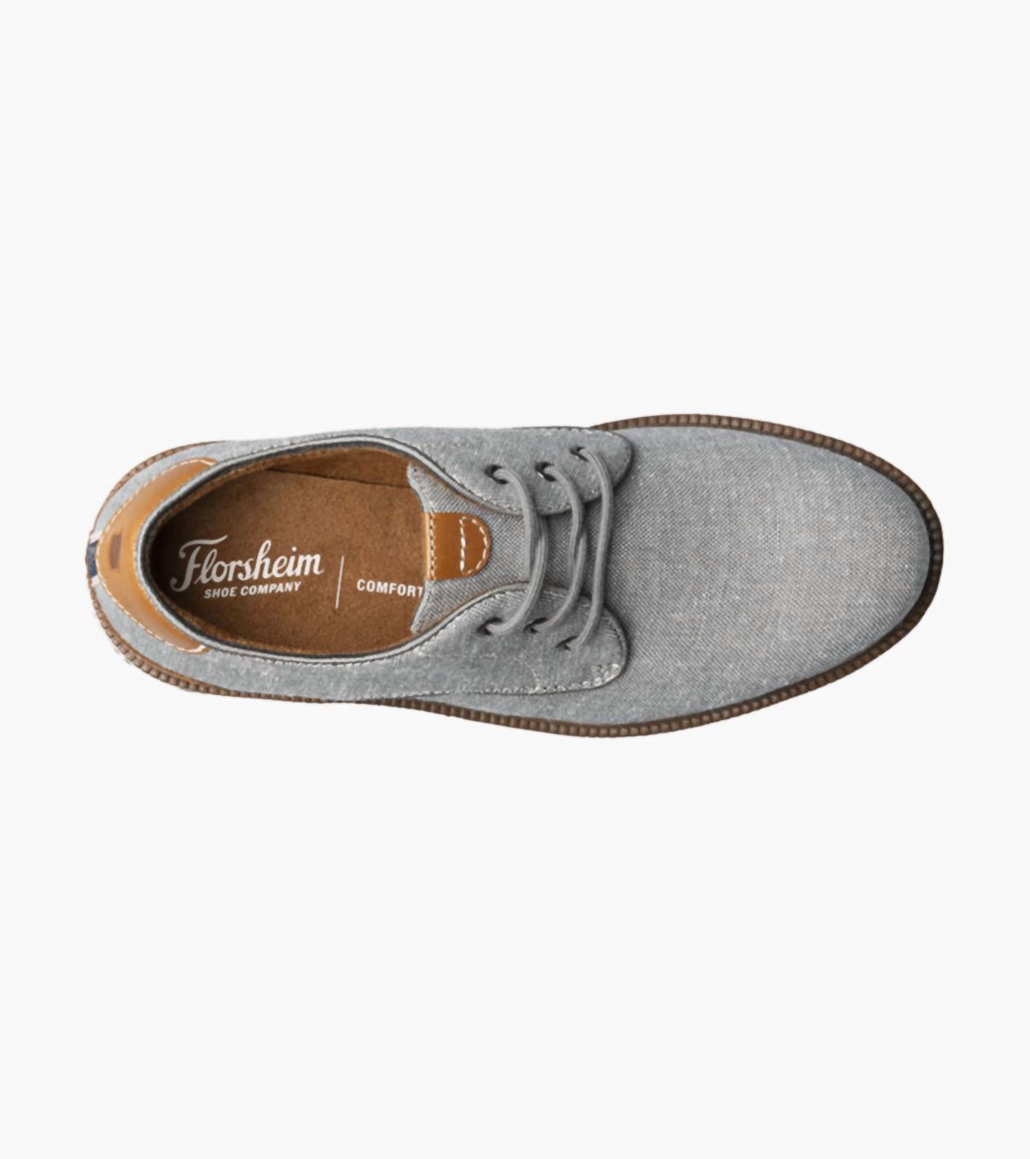Florsheim - Junior Boys Highland Canvas Plain Toe Oxford Shoes