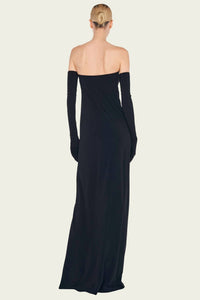 Norma Kamali - Strapless Tailored Side Silt Gown