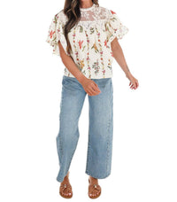 Entro - Women's Meadow Muse Floral Top