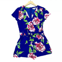 Yumi Kim - Surplice Tied-waist Paradise Romper