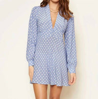 RIXO Women's Runway Sport Hebe Dress in cornflower - women's dress