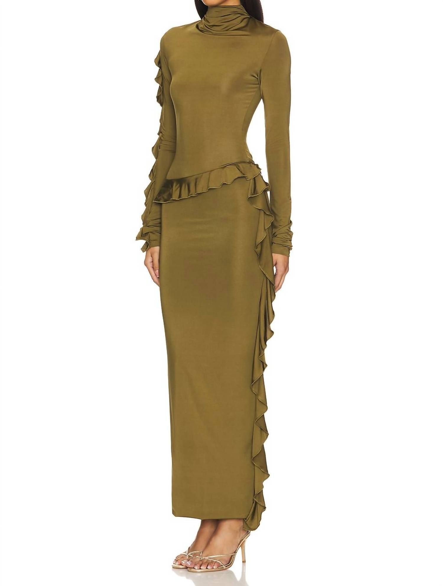 Paris Georgia - Mira Long Sleeve Maxi Dress