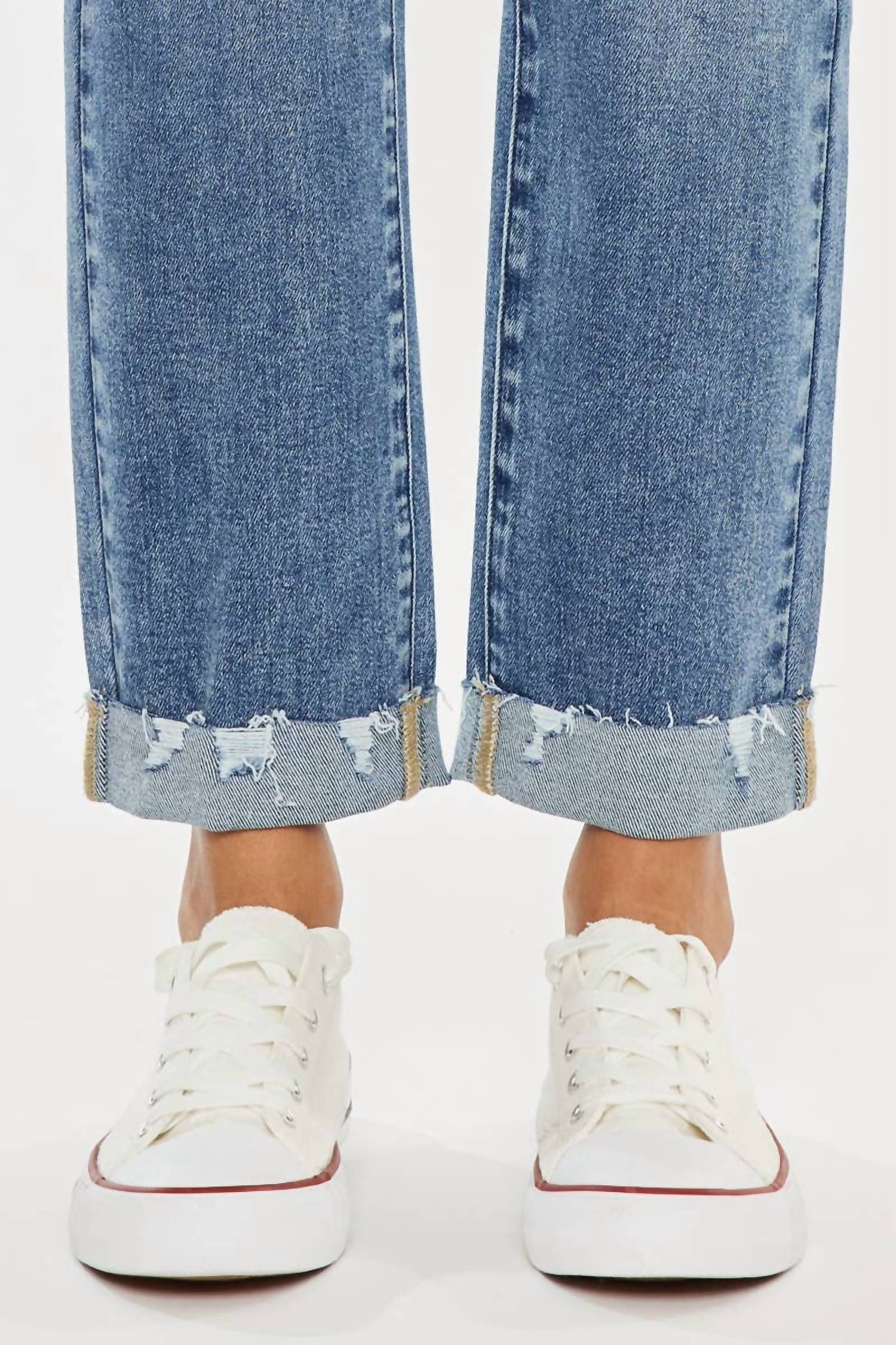 Kancan - Kiana High Rise Slim Straight Jeans