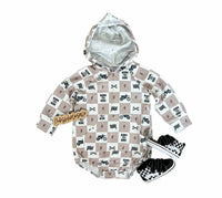 Mbs Wholesale - Boy's Hooded Bubble Romper