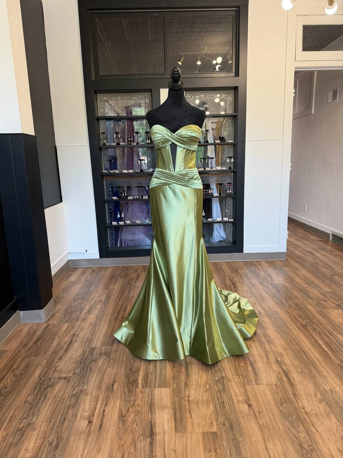 Sherri Hill - Women's Strapless Corset Fitted Dress