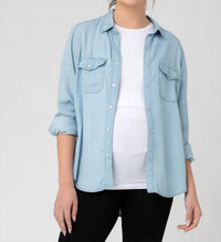 Ripe Maternity - Bec Chambray Shirt