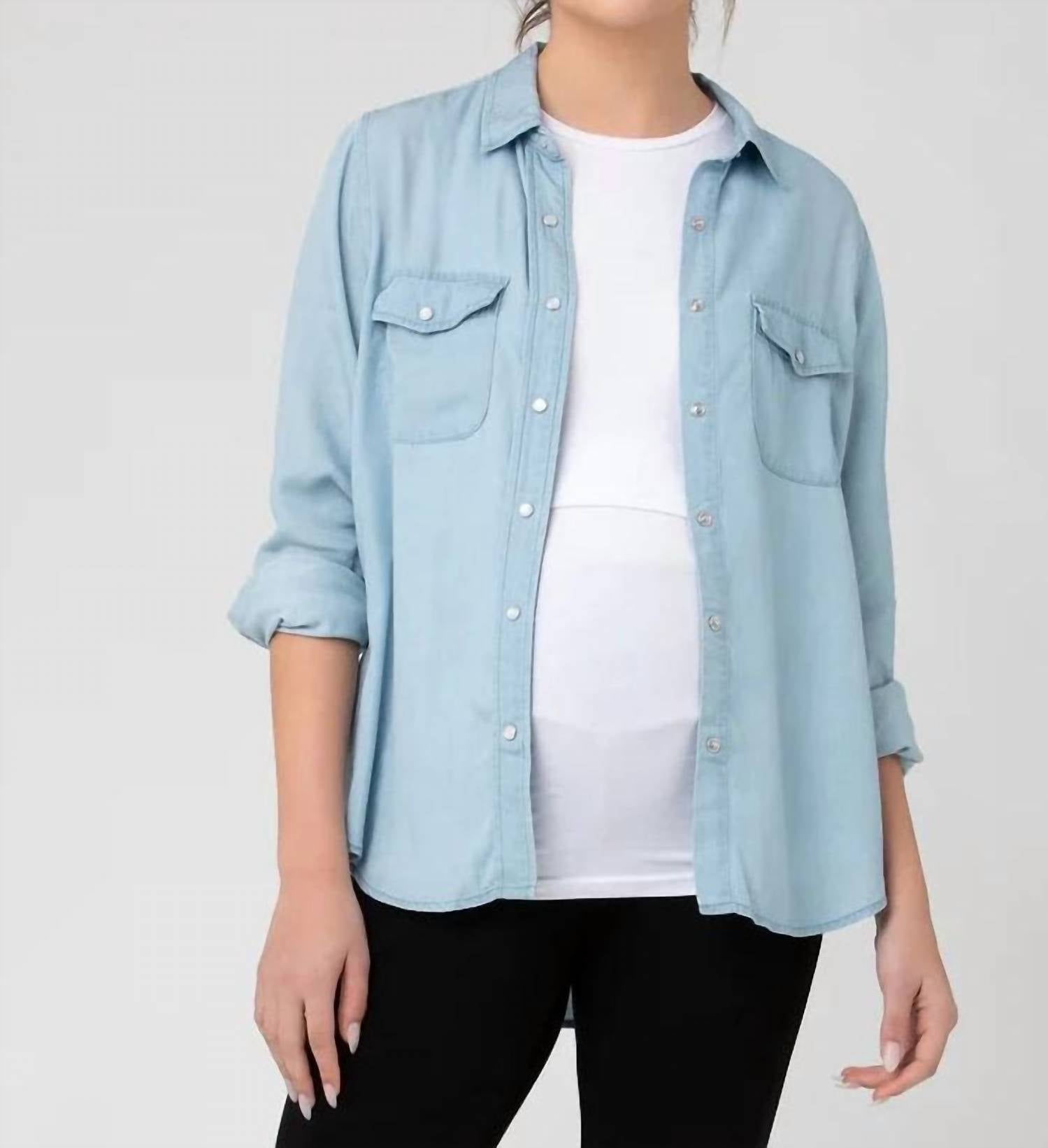 Ripe Maternity - Bec Chambray Shirt