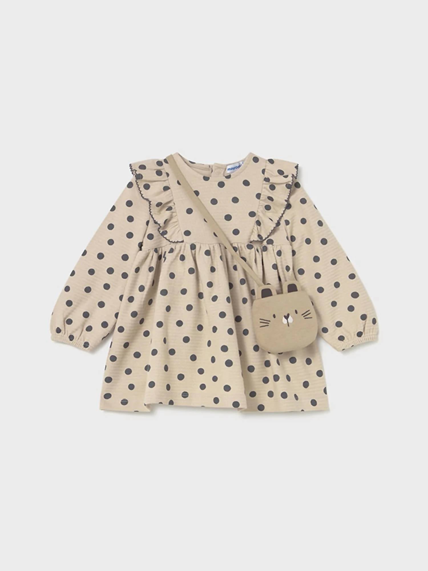 Mayoral - Polka Dot Dress With Matching Bag