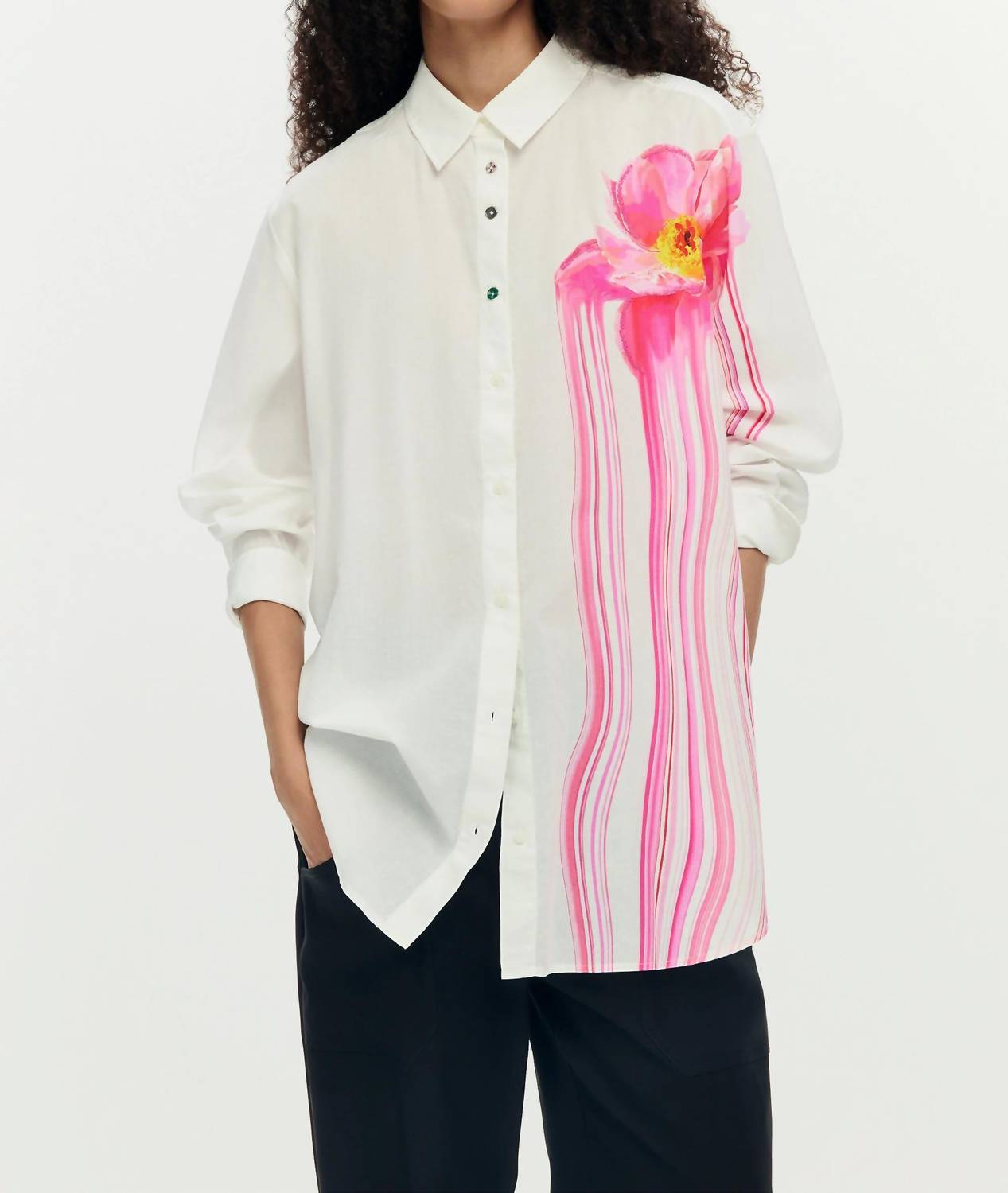 Desigual - Gloss Flower Shirt
