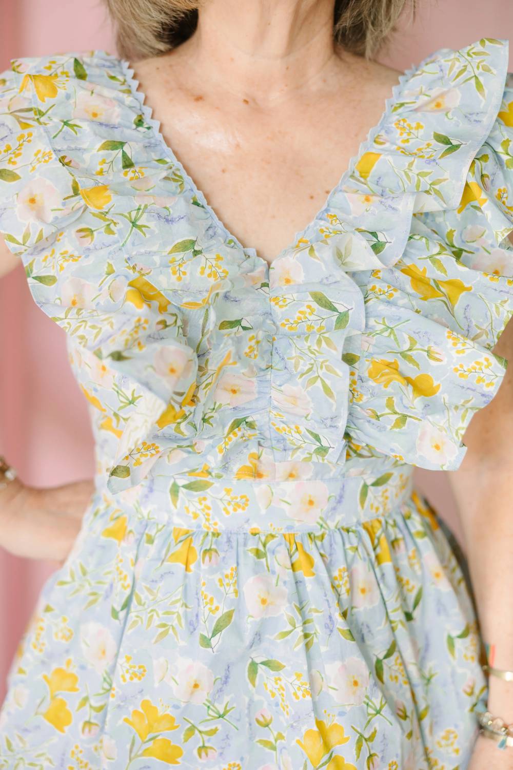 In February - Ruffled Mini Dress