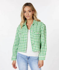 Esqualo - Gera Big Houndstooth Jacket