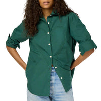 KERRI ROSENTHAL Women's Mia Max Heart Shirt in emerald - women's shirt