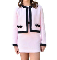 LoveShackFancy Palomina Jacket in light pink - item - detail view