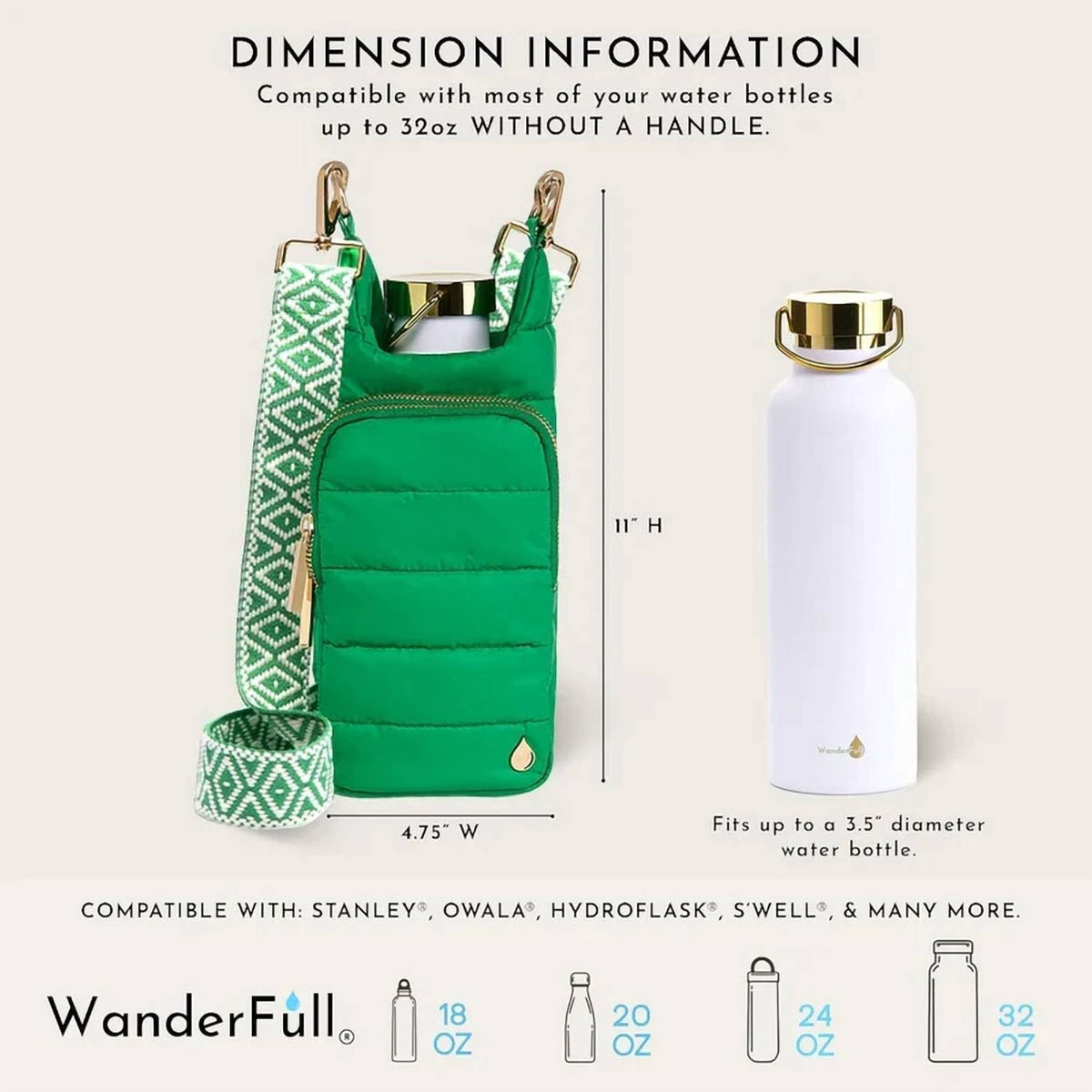 Wanderfull - Women's Matte Puffer Hydrobag