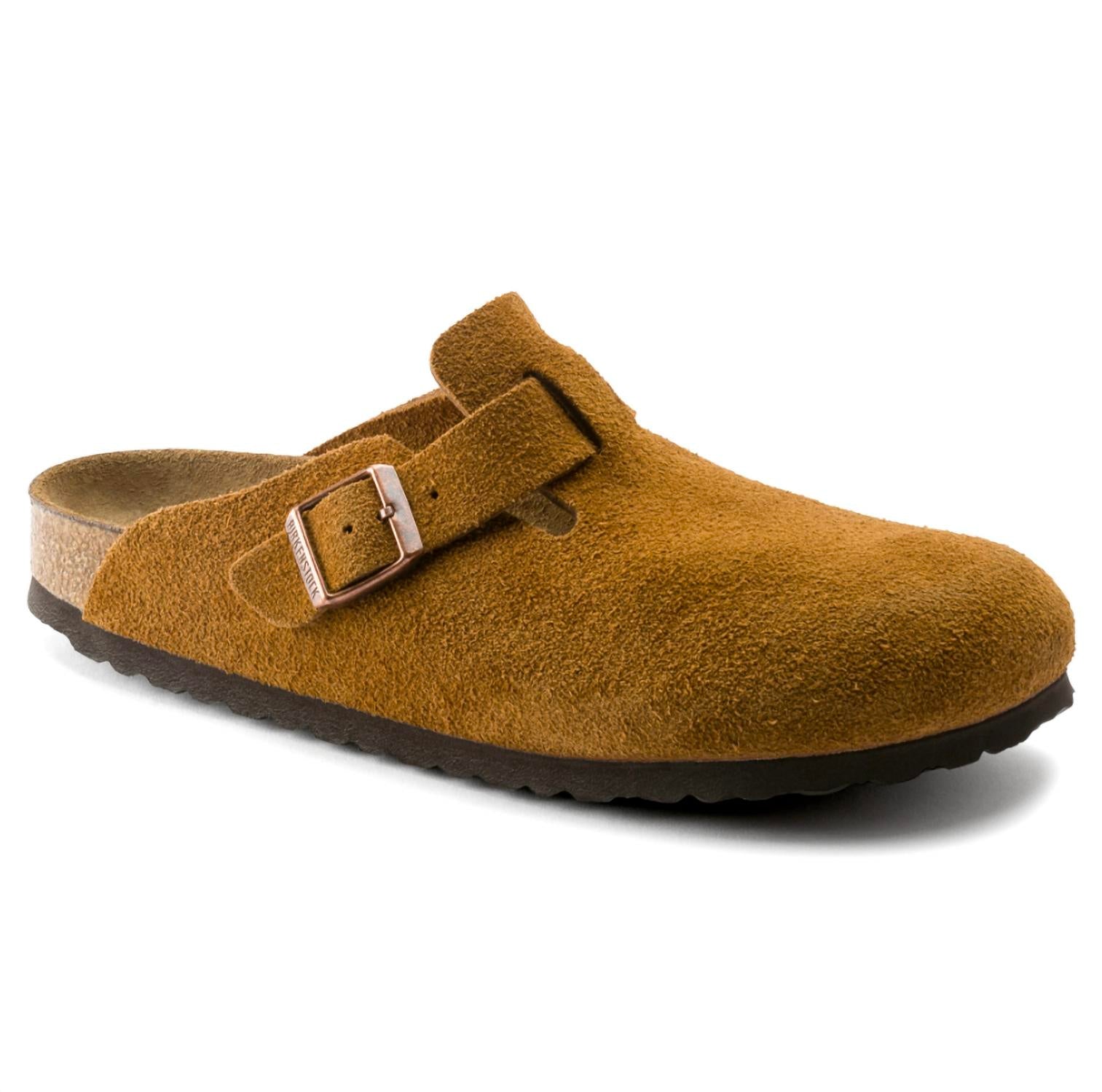 Birkenstock - Unisex Boston Soft Footbed Suede Leather Narrow Fit Clogs