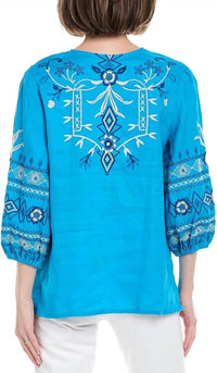 Johnny Was - Tara Linen Relaxed Blouse
