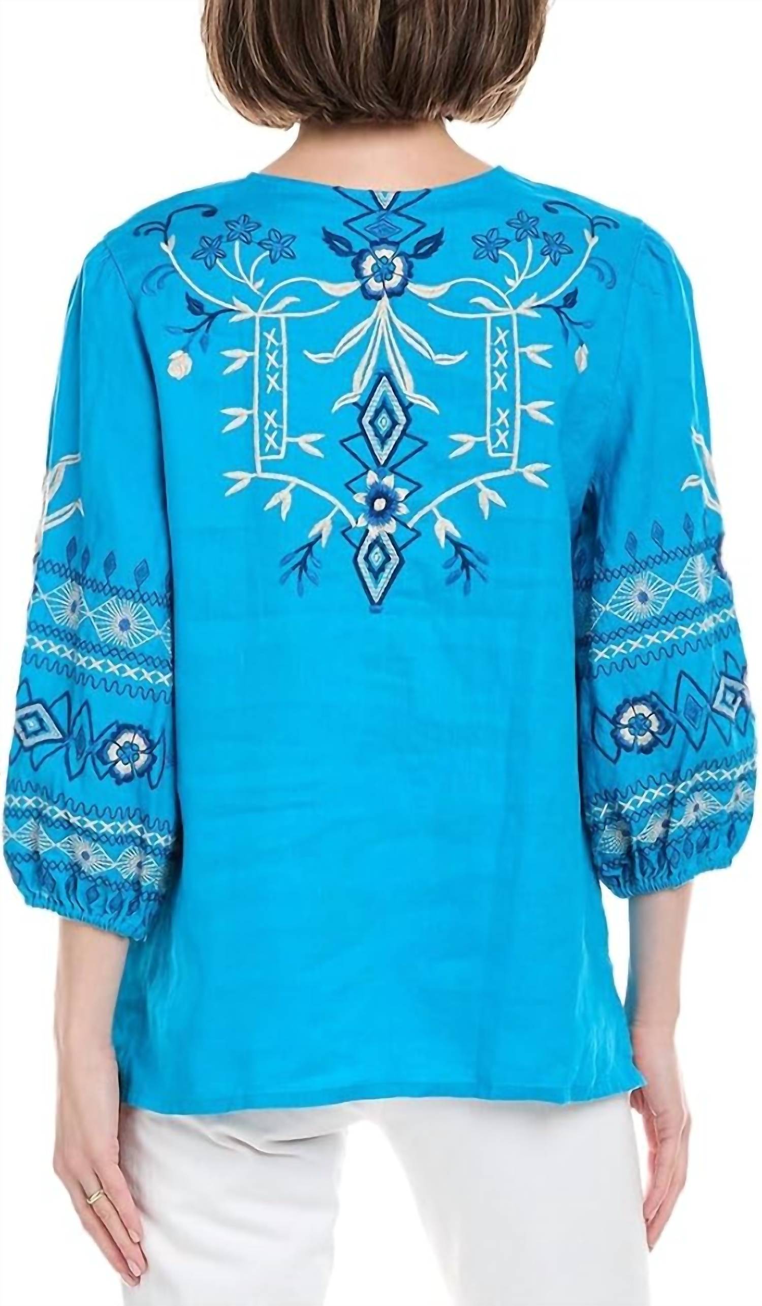 Johnny Was - Tara Linen Relaxed Blouse