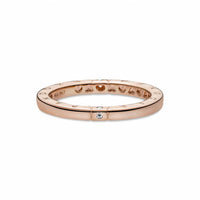 Pandora - Women's Logo & Heart Ring