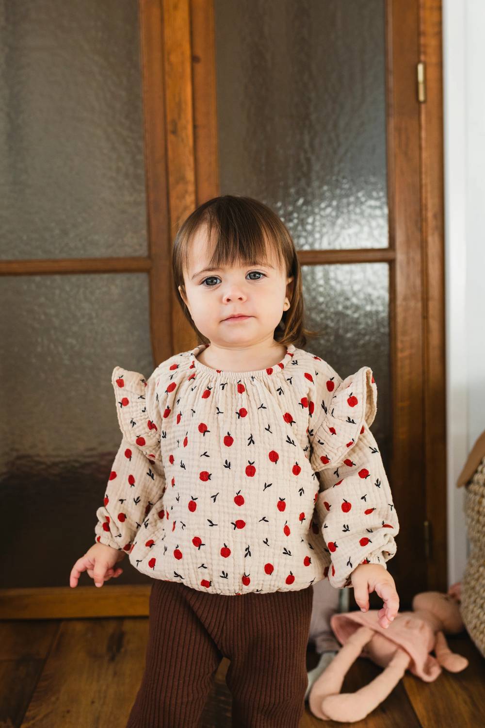 Bean'S Barcelona - Apple Printed Muslin Blouse