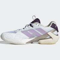 adidas Women's Adizero Ubersonic 5 Tennis Shoes in white plum - women's shoe - alternate view