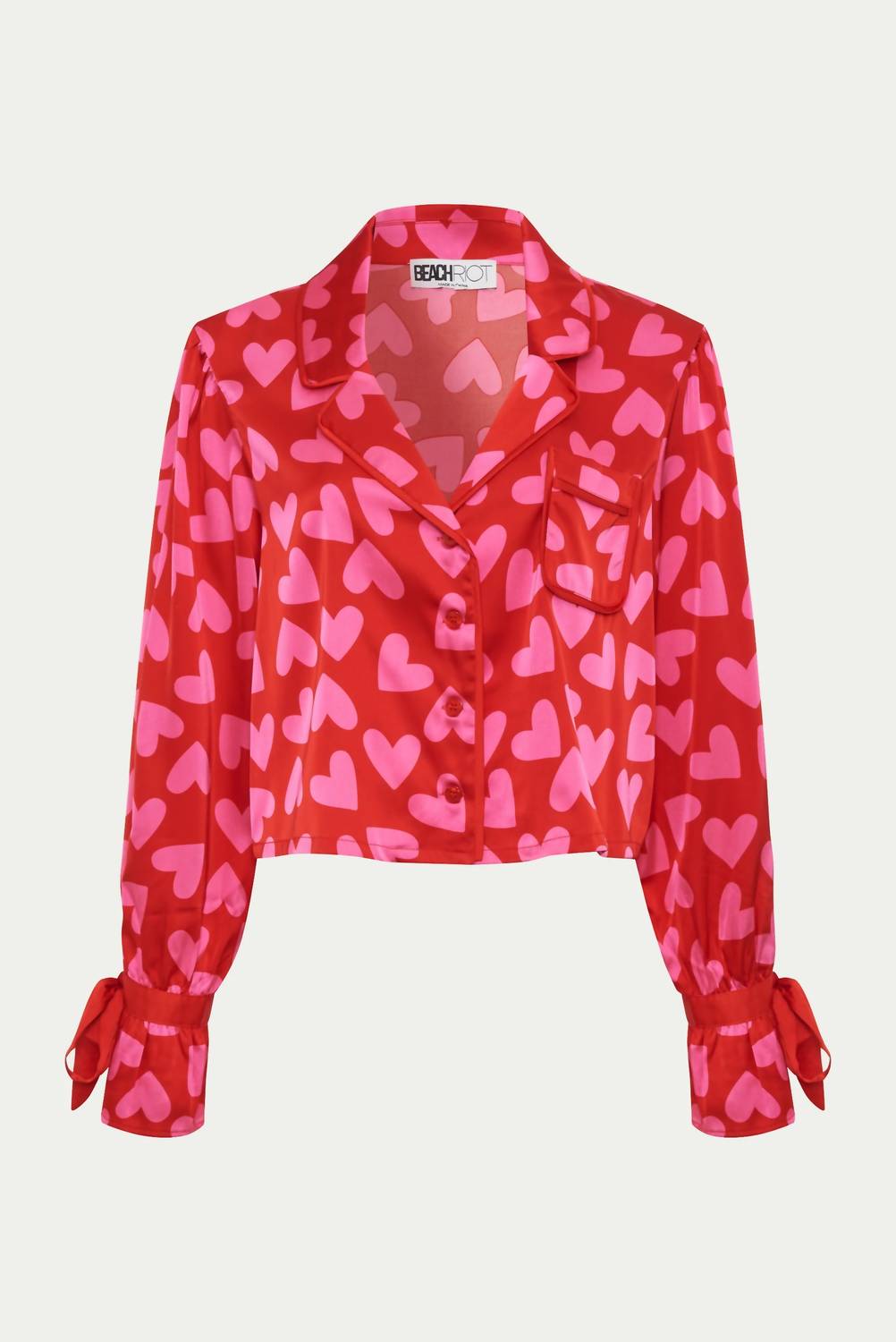 Beach Riot Aurora & Luna Pj Set in valentine heart - women's sleepwear - view 4