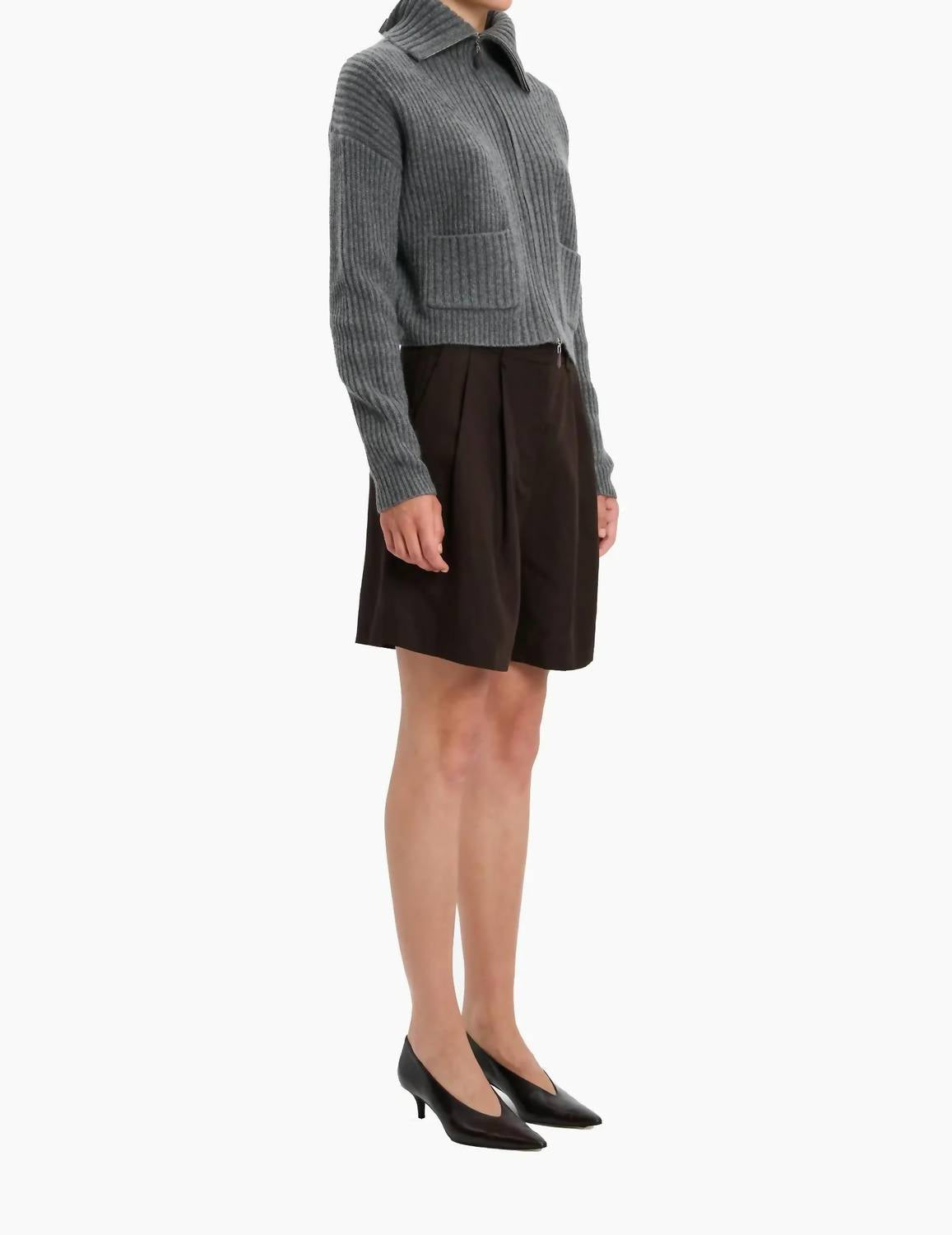 Arch4 Cashmere - Nara Zip-up Cardigan