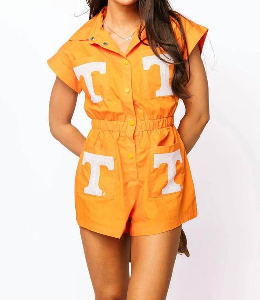 Queen Of Sparkles - Licensed Tennessee Mascot Pocket Romper