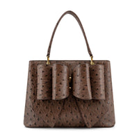 Like Dreams - Women's Remi Embossed Bow Satchel Bag