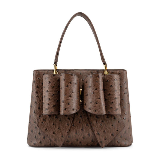 Like Dreams - Women's Remi Embossed Bow Satchel Bag