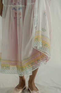 Eka Design Studio - Overlay Stripe Tiered Maxi Dress
