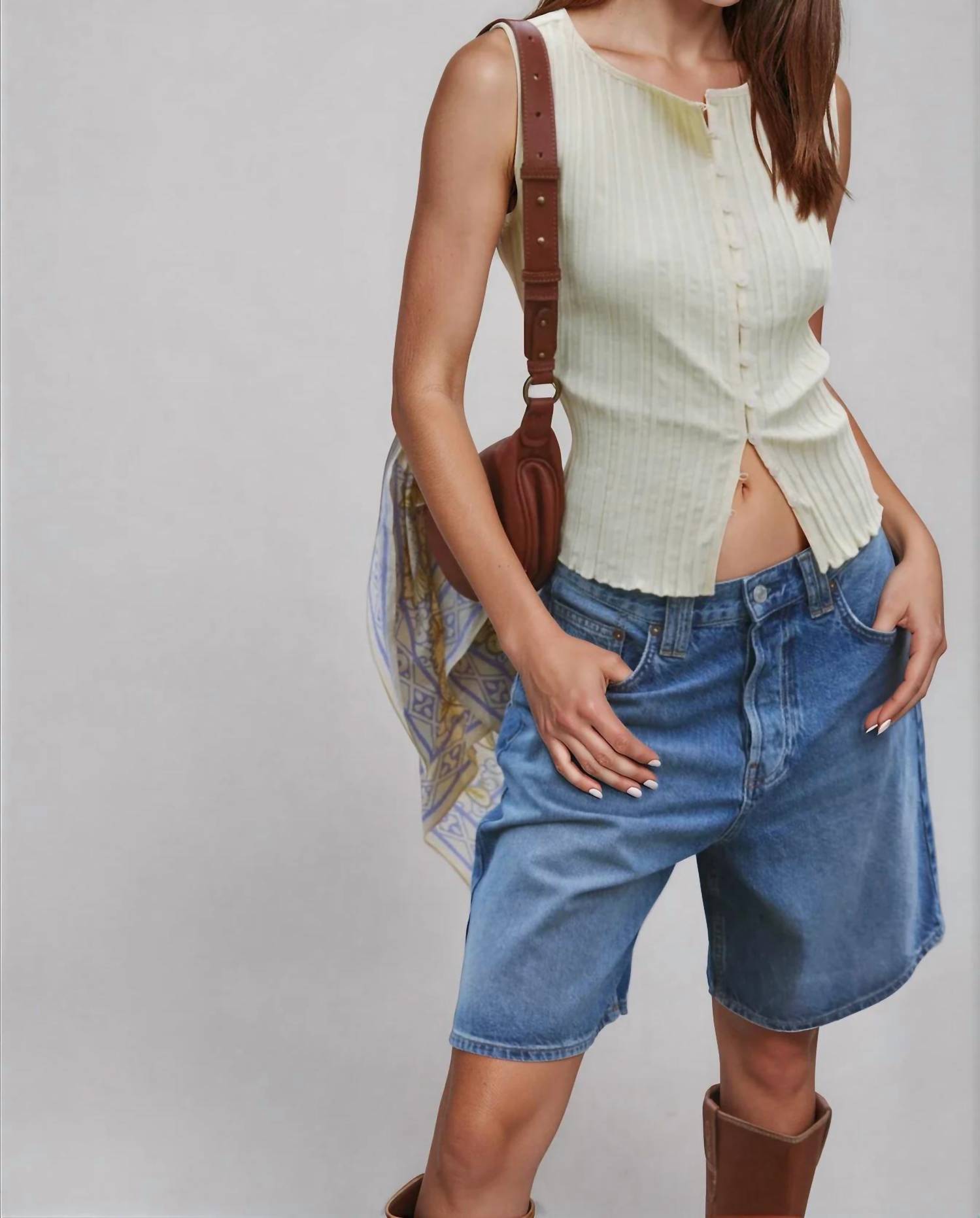 Free People - Montana Denim Shorts