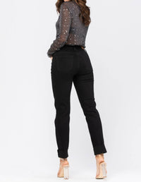 Judy Blue - Mid-rise Destroyed Slim Fit Jeans