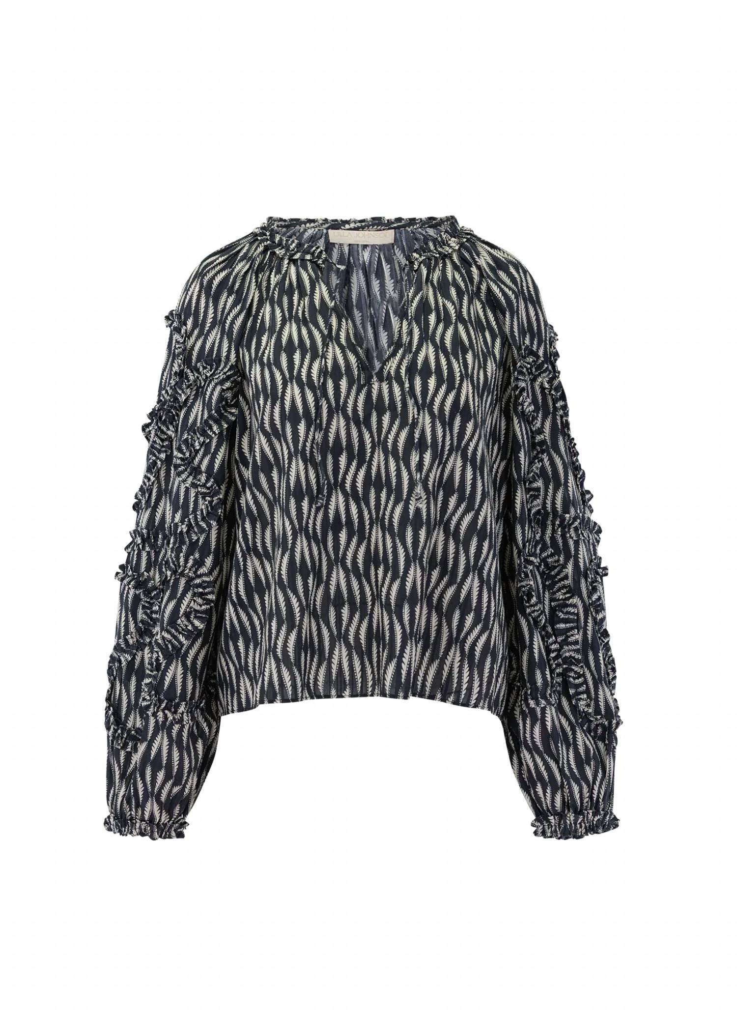 Ulla Johnson - Azrou Ruffle Long Sleeve Blouse