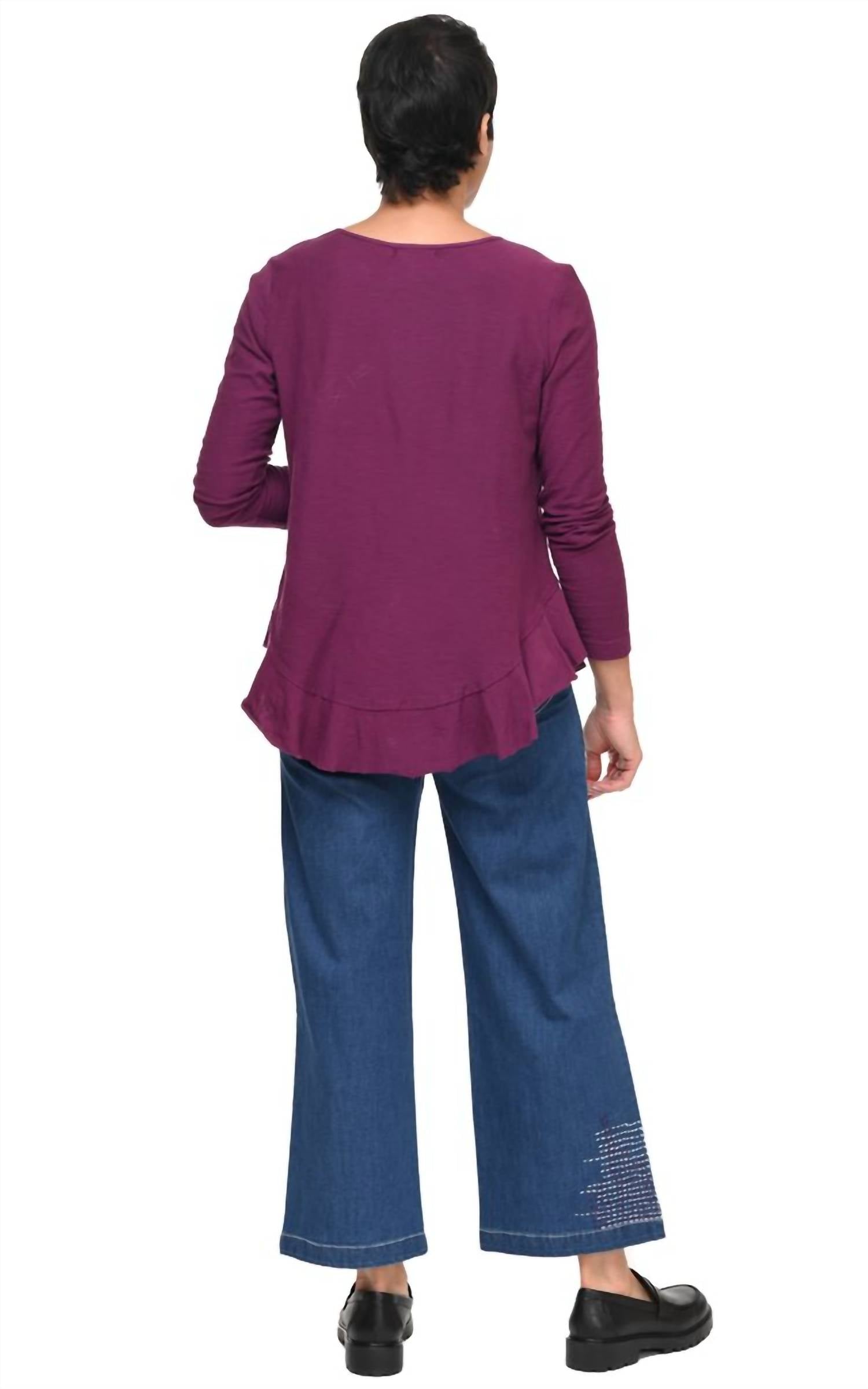 Tulip Clothing - Wylie Denim Wide Leg Pants