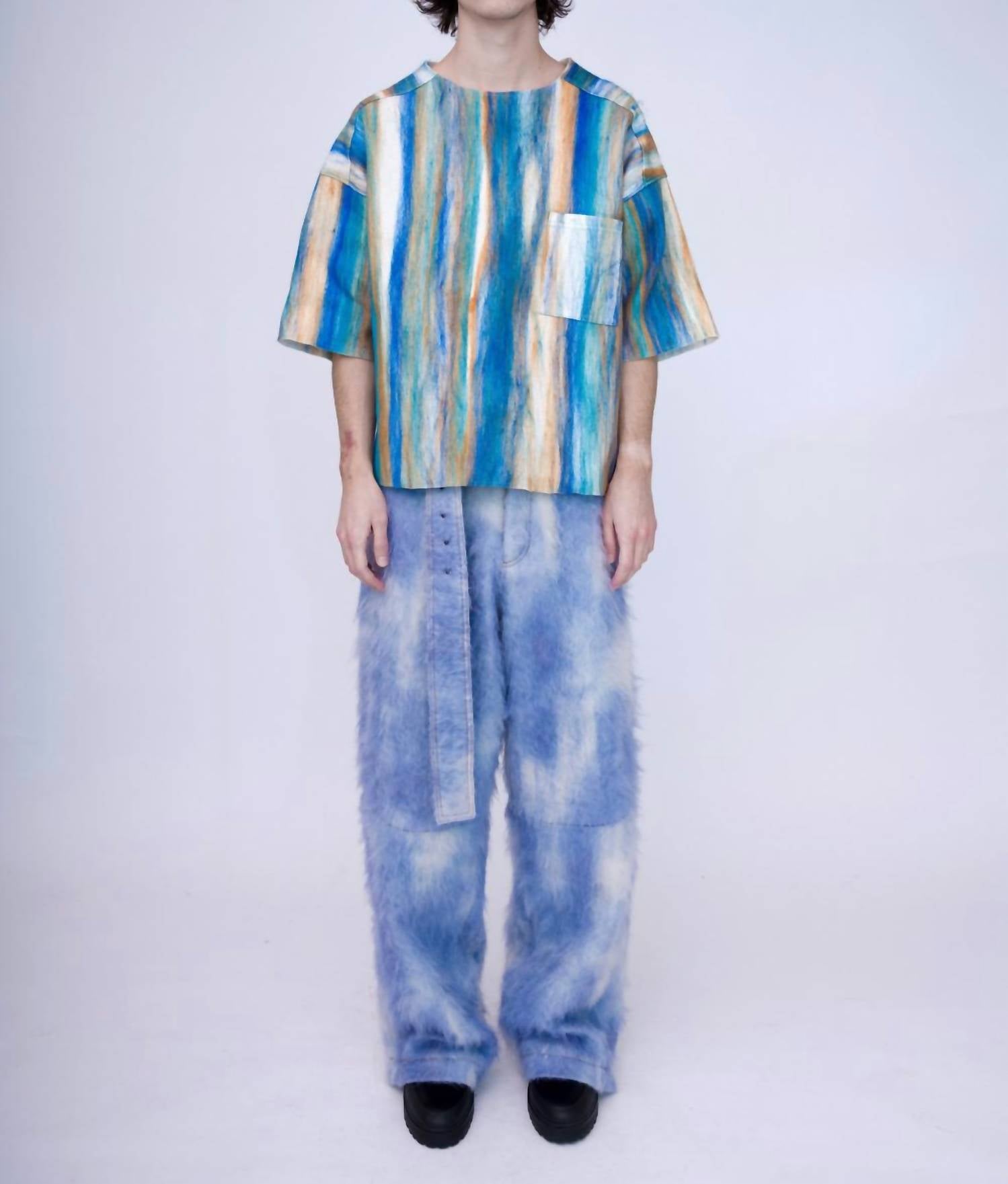 Kawakey - Felt Oversized Shirt
