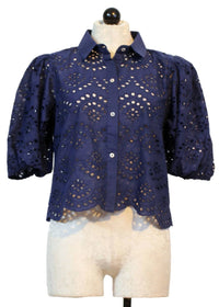 Gretchen Scott - Women's Babs Eyelet Top
