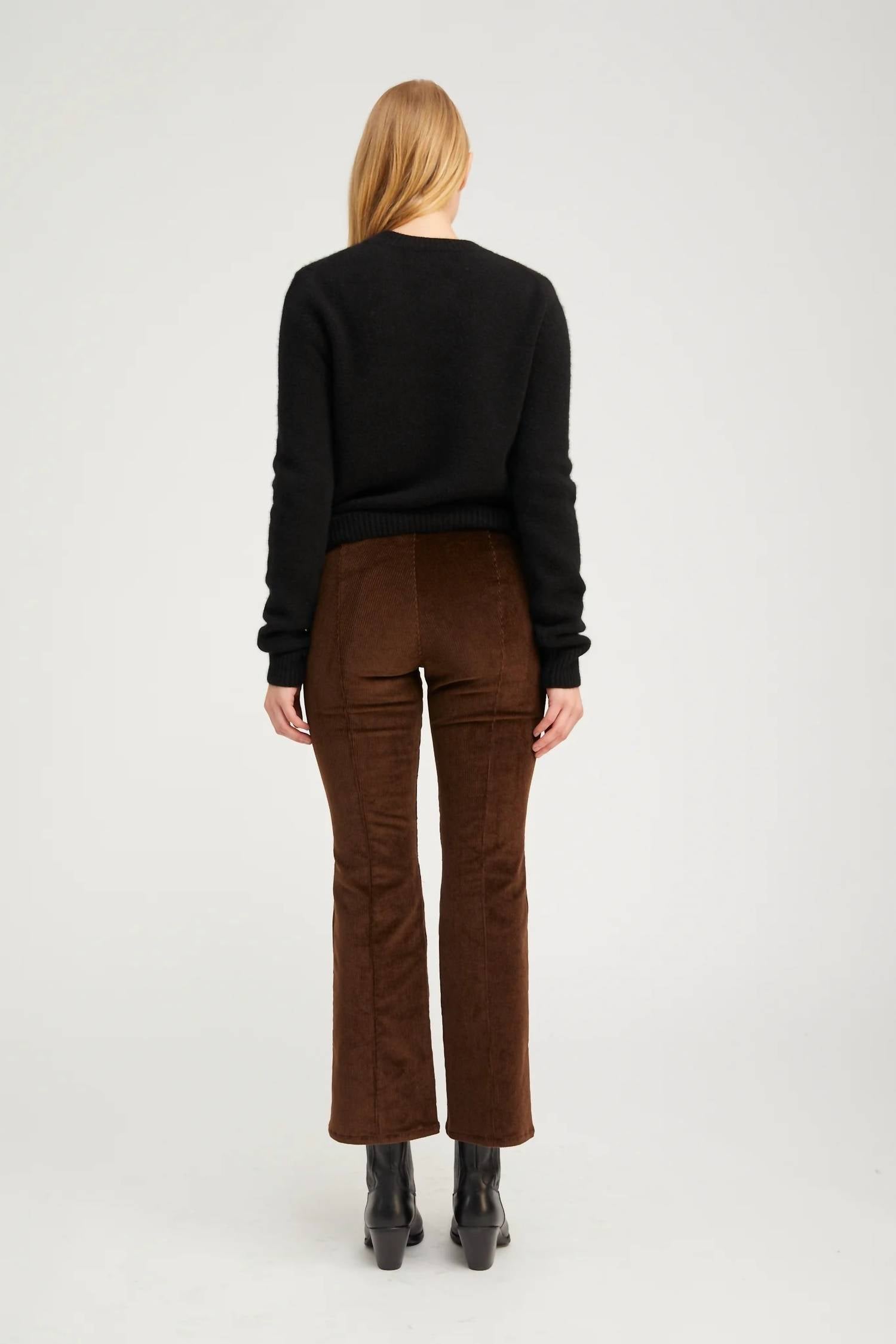 Sprwmn - Corduroy Ankle Flare Jeans