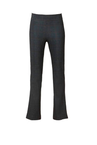 Avenue Montaigne Leo Flare Cut Pants in window pane - women's pants - view 4