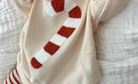Luna & Luca - Candy Cane Chenille Pullover Set