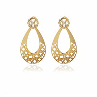 Georgina Jewelry - Women's Racines Drop Smoky Crystal Earrings