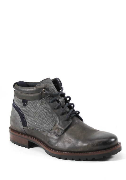 Diba True - Men's Flip Under Lace-up Leather Boots