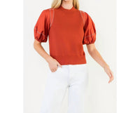 Thml - Saffron Puff Sleeve Top