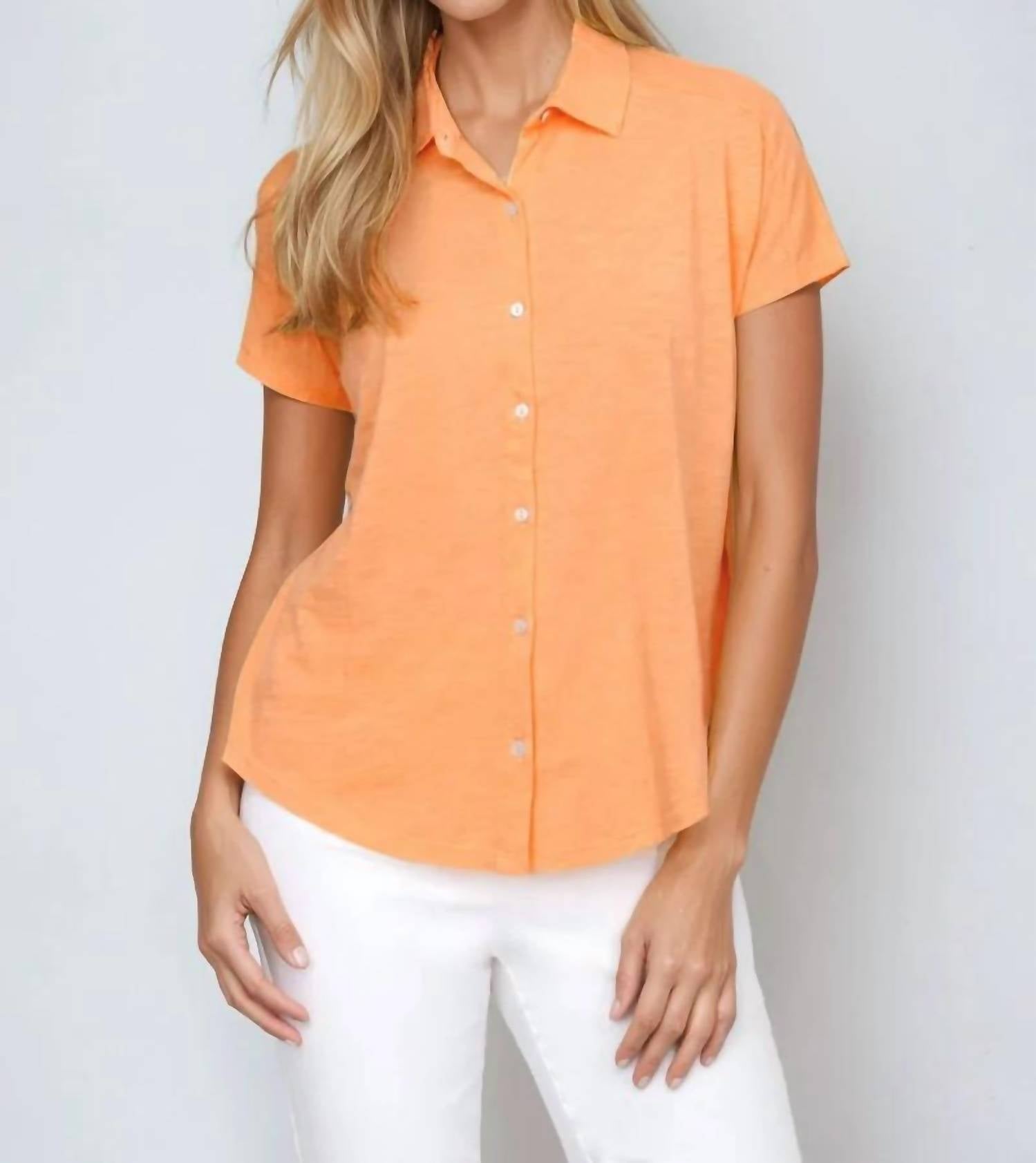 Elliott Lauren - Button Front Tee