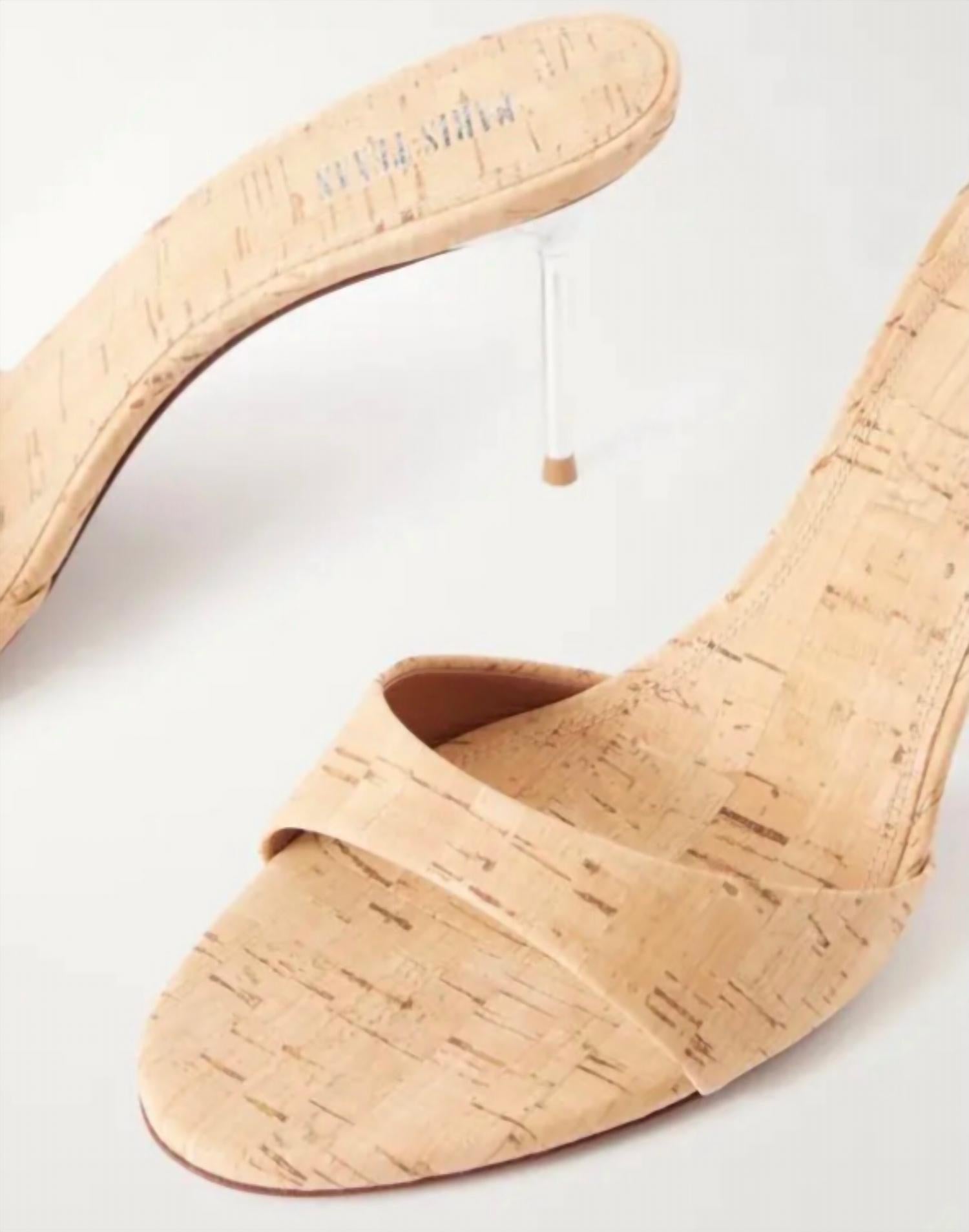 Paris Texas - Women's Lidia Cork 70MM Mule
