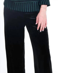 Tru Luxe - Wide Leg Velvet 5 Pocket Pant